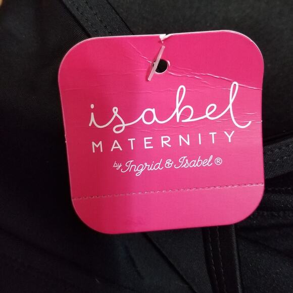 Isabel Maternity Swimsuit Women's Black Adjustable Strap One Piece Size L - Picture 5 of 8